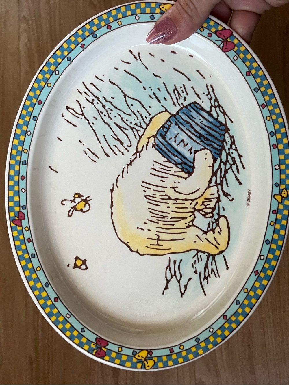 Winnie the Pooh vintage collectible melamine children’s plates - Picture 3 of 6